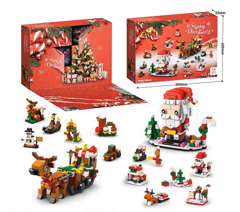 Christmas advent calendar (santa claus)