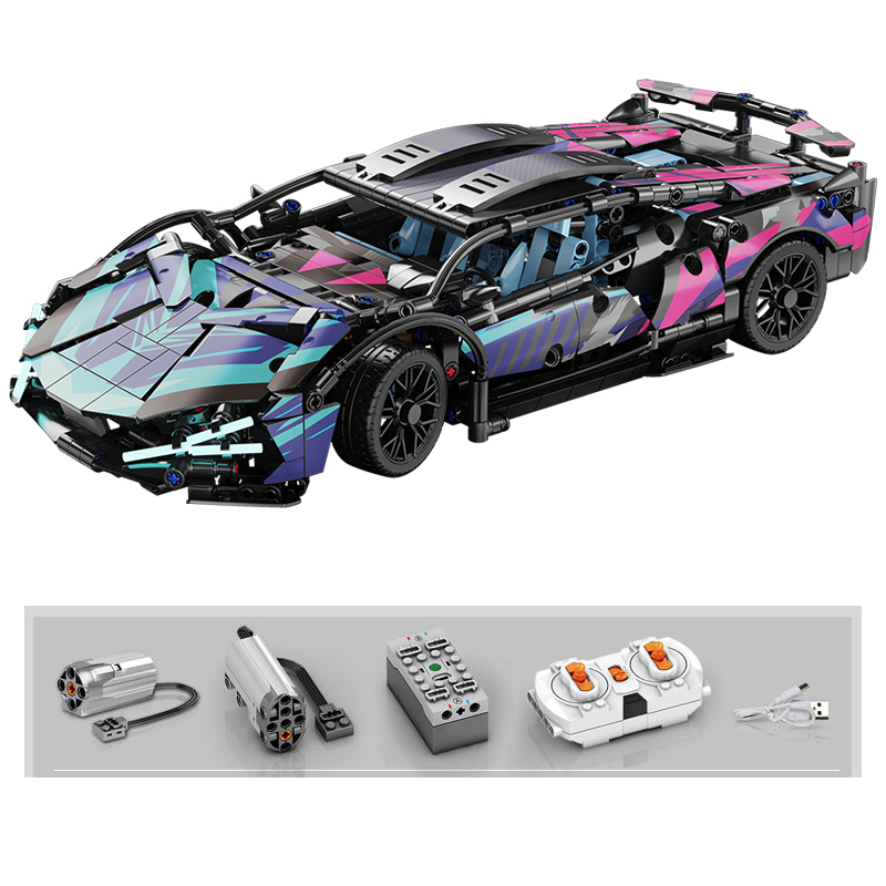 1:14 Scale Remote control sports car building block set (Dynamic)