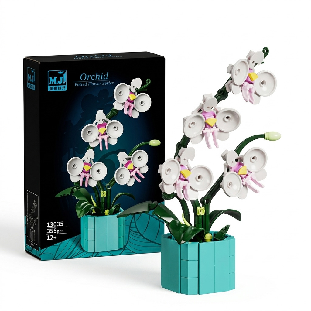 White orchid 355 pcs