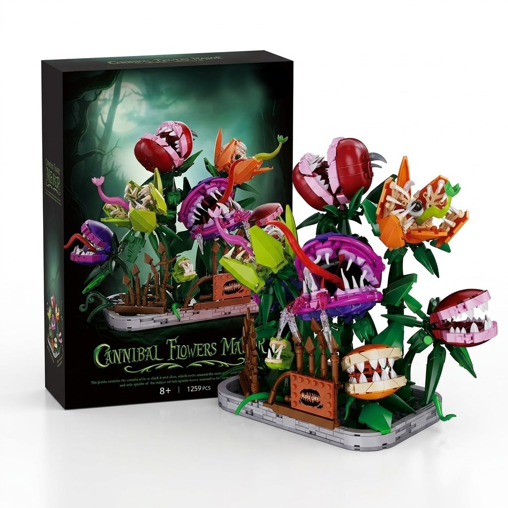 Carnivorous Flowers, 1266 Pcs